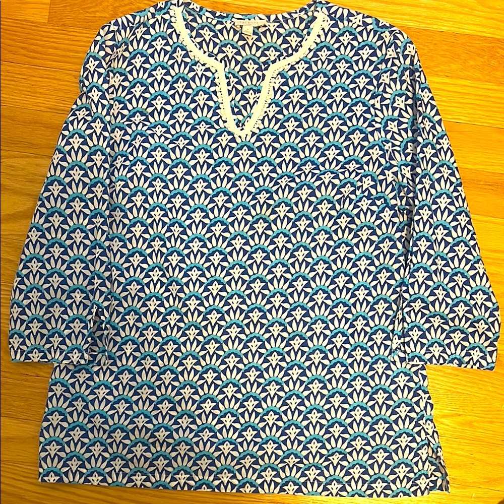 Like New Talbots Lightweight Cotton Tunic